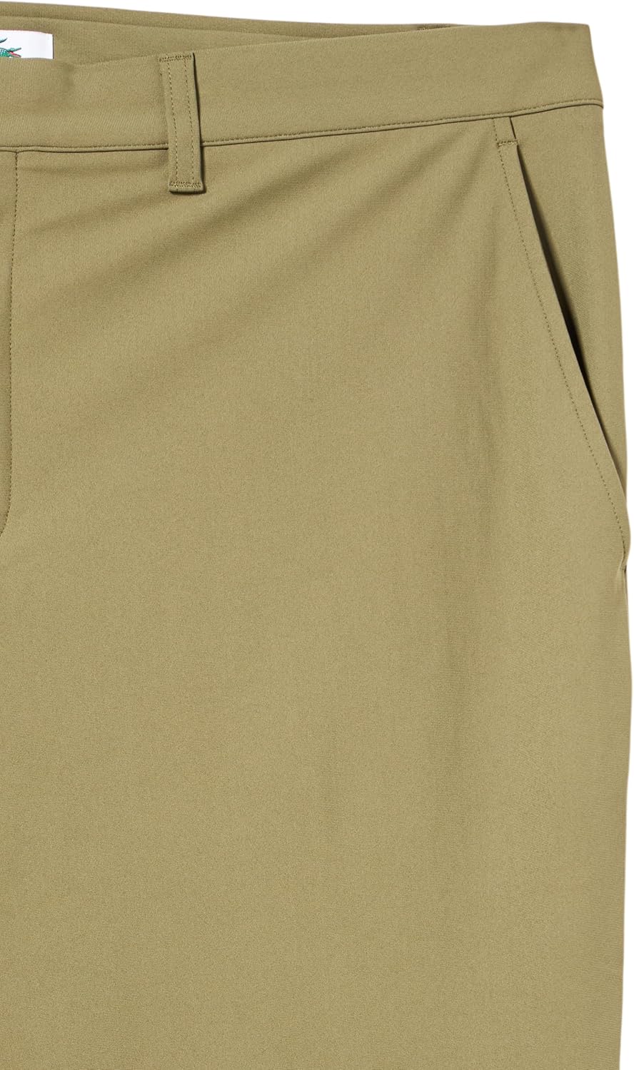Брюки Lacoste Slim Fit Stretch Chino, оливковый — фото 2