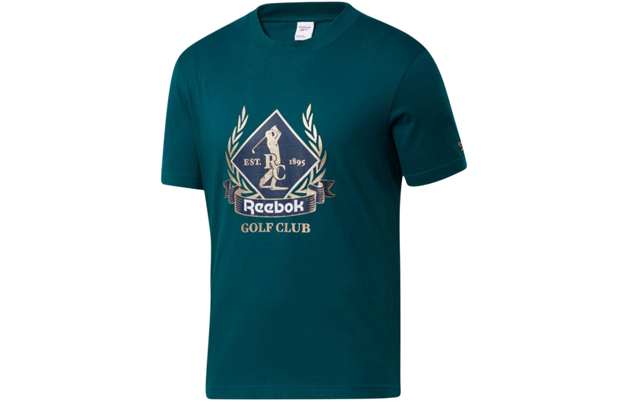 

Футболка с принтом Cl Ts Golf, унисекс, pine green Reebok, зеленый