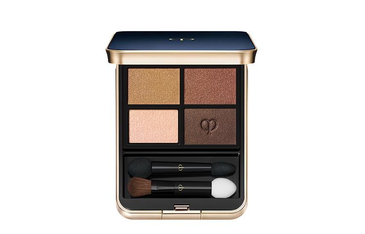 Палетка теней для век Light Illusion Shimmer 4 цвета легко растушевывается для контуринга Clé De Peau Beauté — фото 4