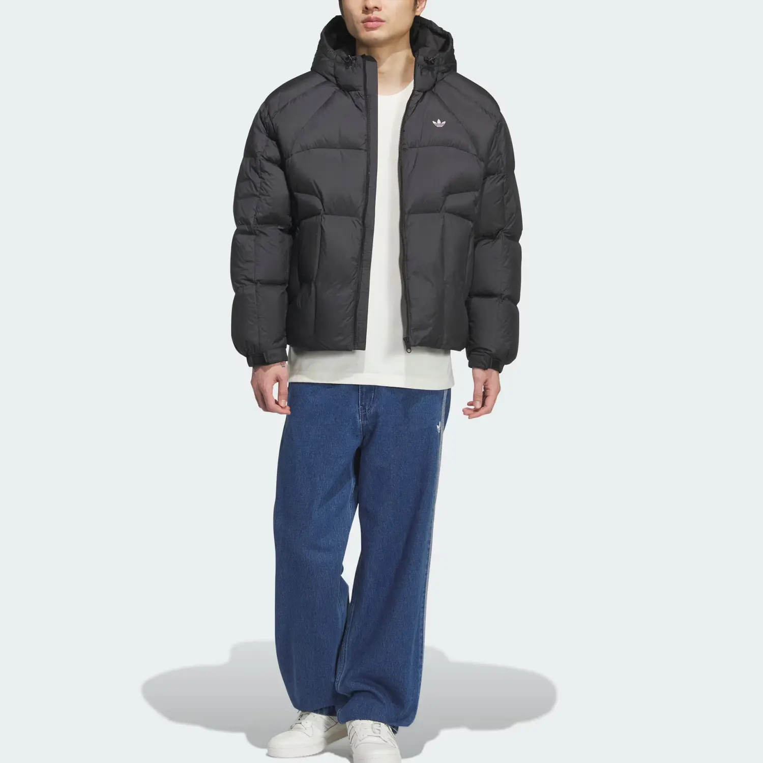 Пуховик FW25 Puffy Down Jacket мужской Adidas Originals, черный — фото 3
