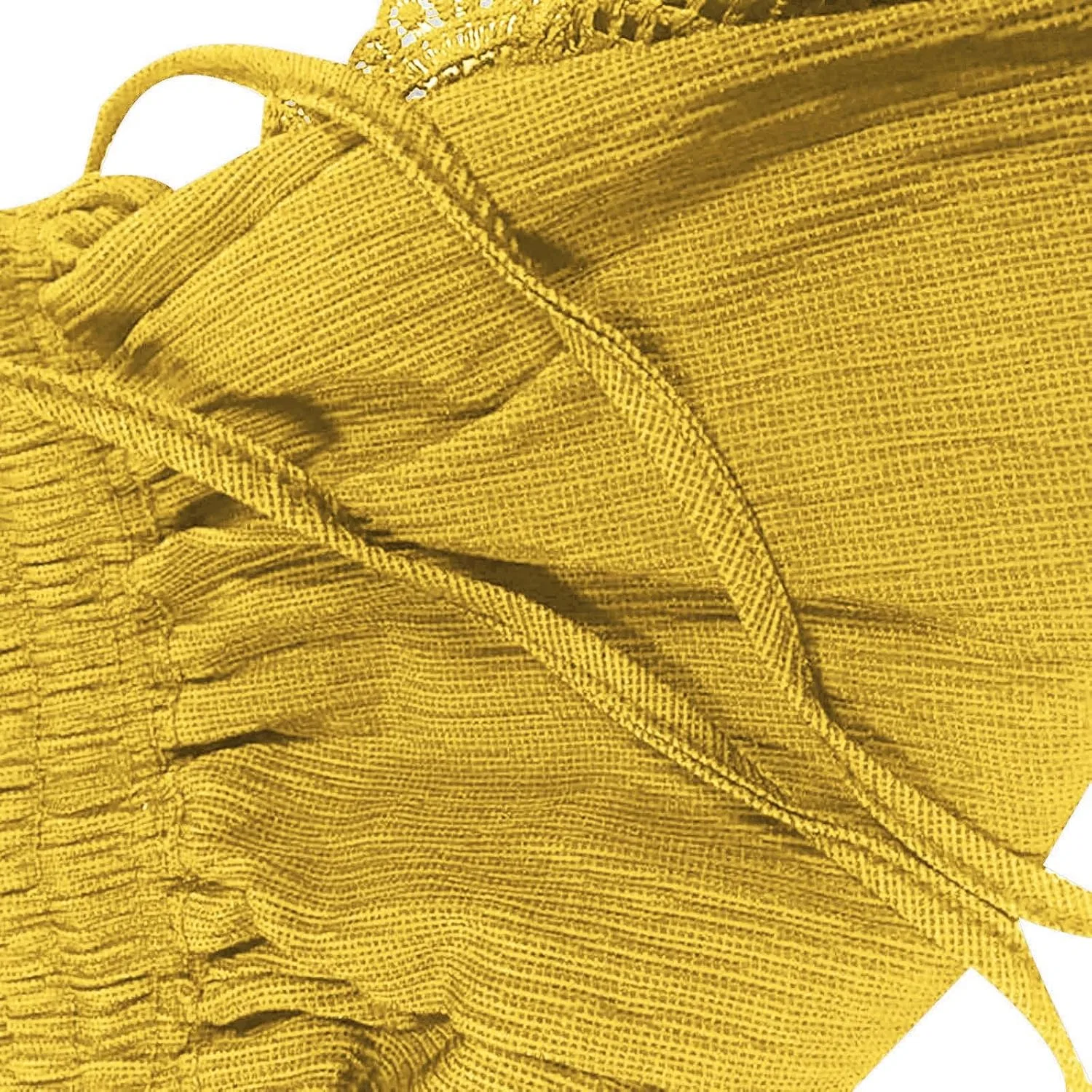 Шорты женские с кружевом, Generic, A06_yellow — фото 4