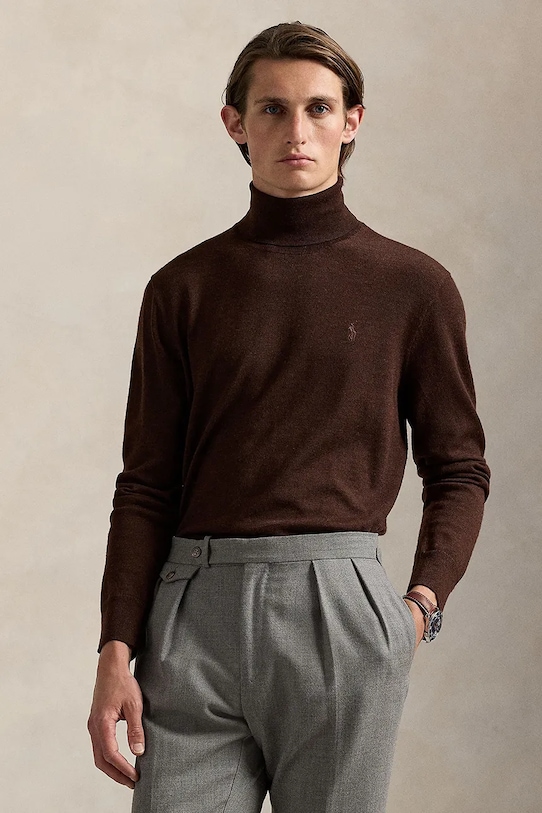 

Шерстяной свитер Polo Ralph Lauren, коричневый