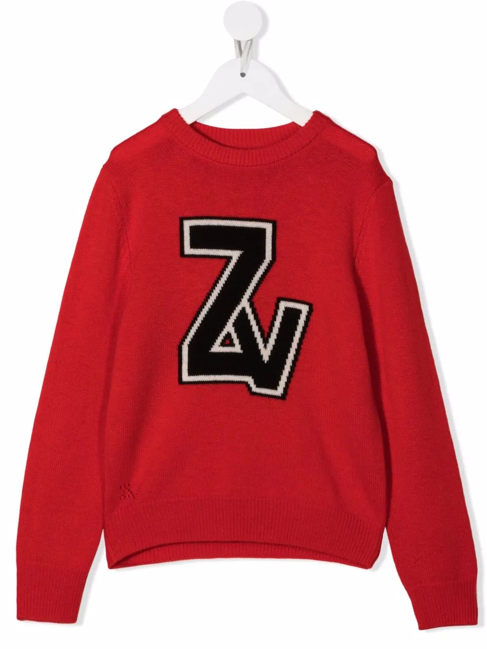 

Джемпер с логотипом Zadig & Voltaire Kids, красный