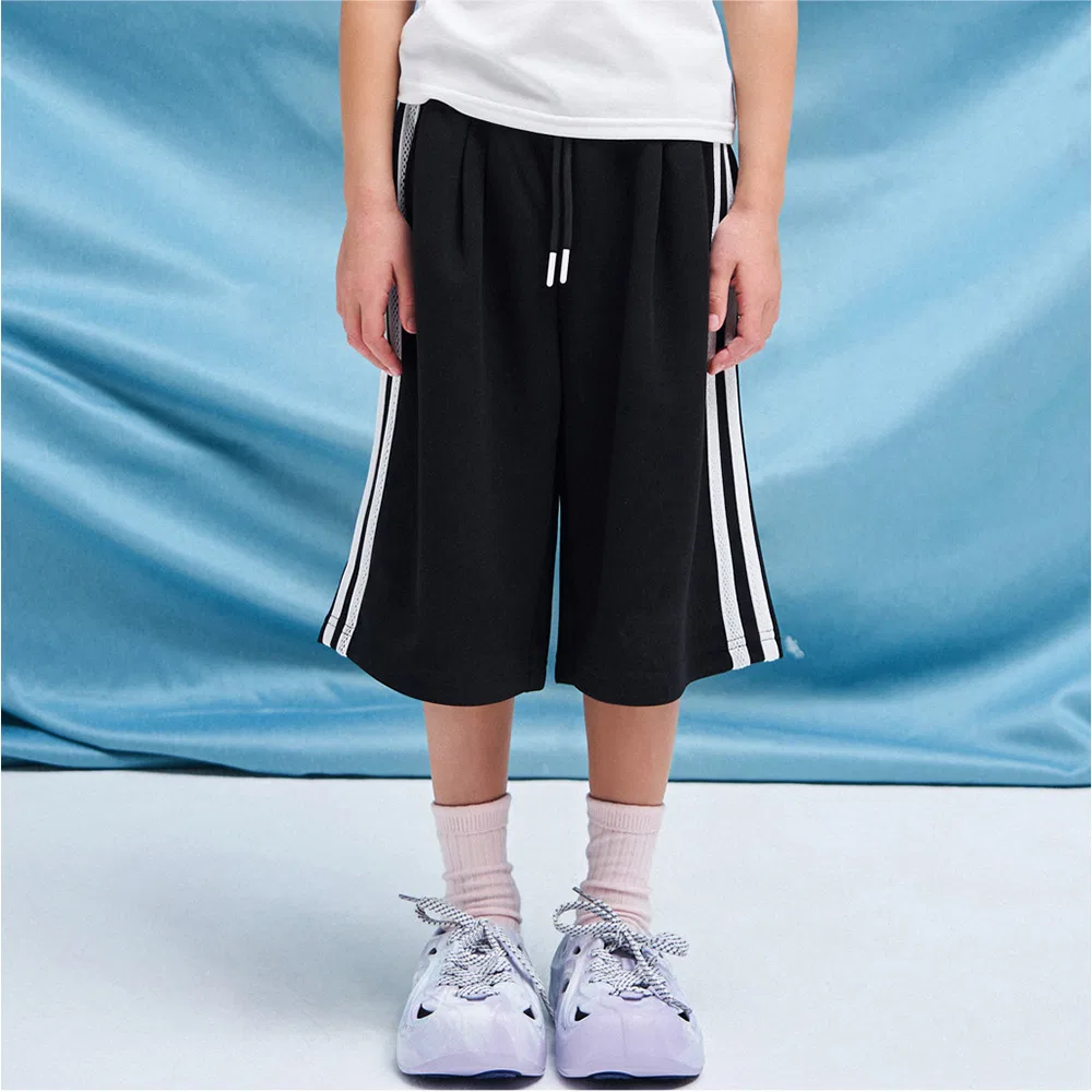 Детские чёрные шорты Cooper Logo Track Bermuda Jersey от Covernat Kids