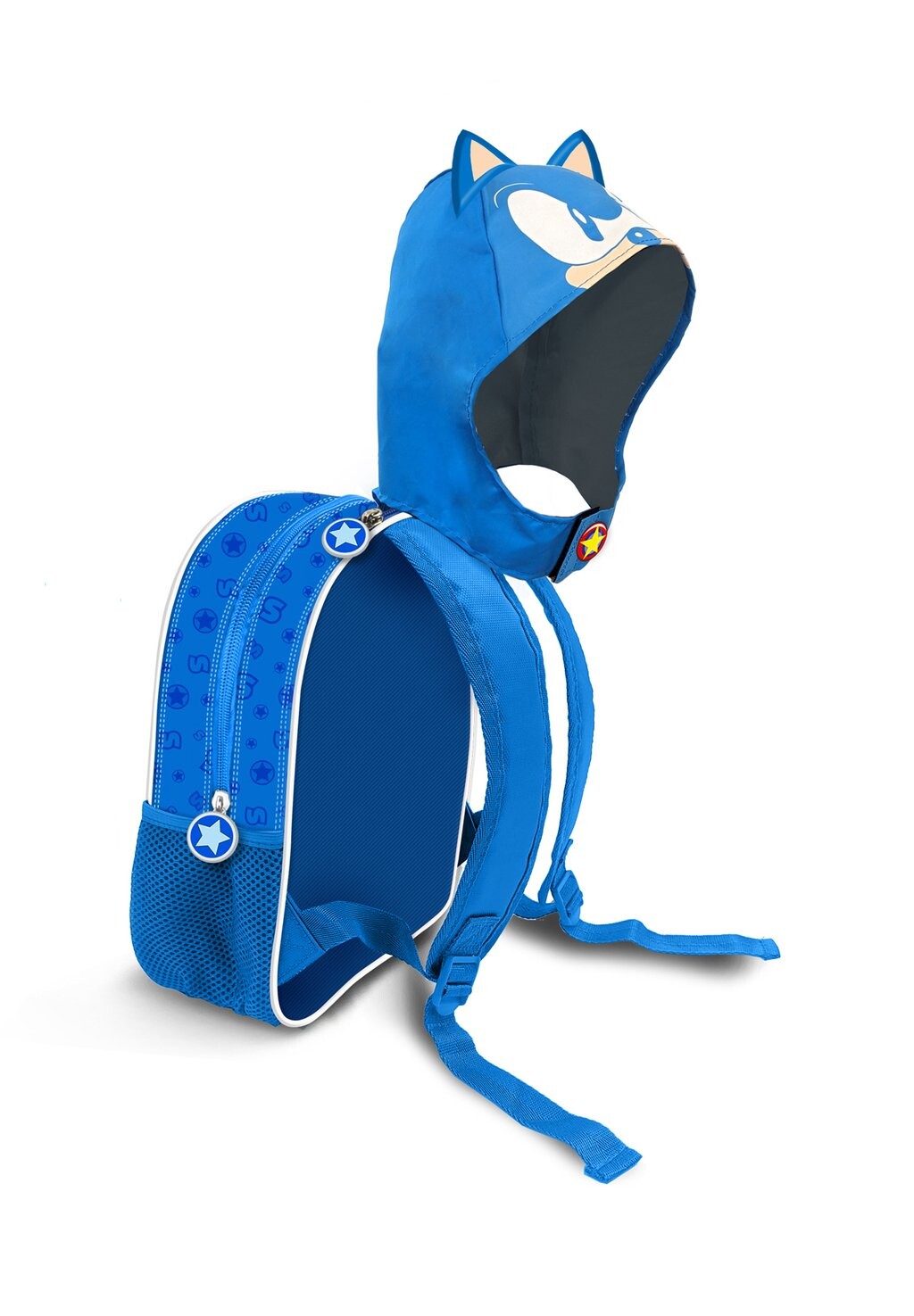 

Школьный рюкзак SONIC THE HEDGEHOG, SEGA CLASSIC HOODED Karactermania, синий