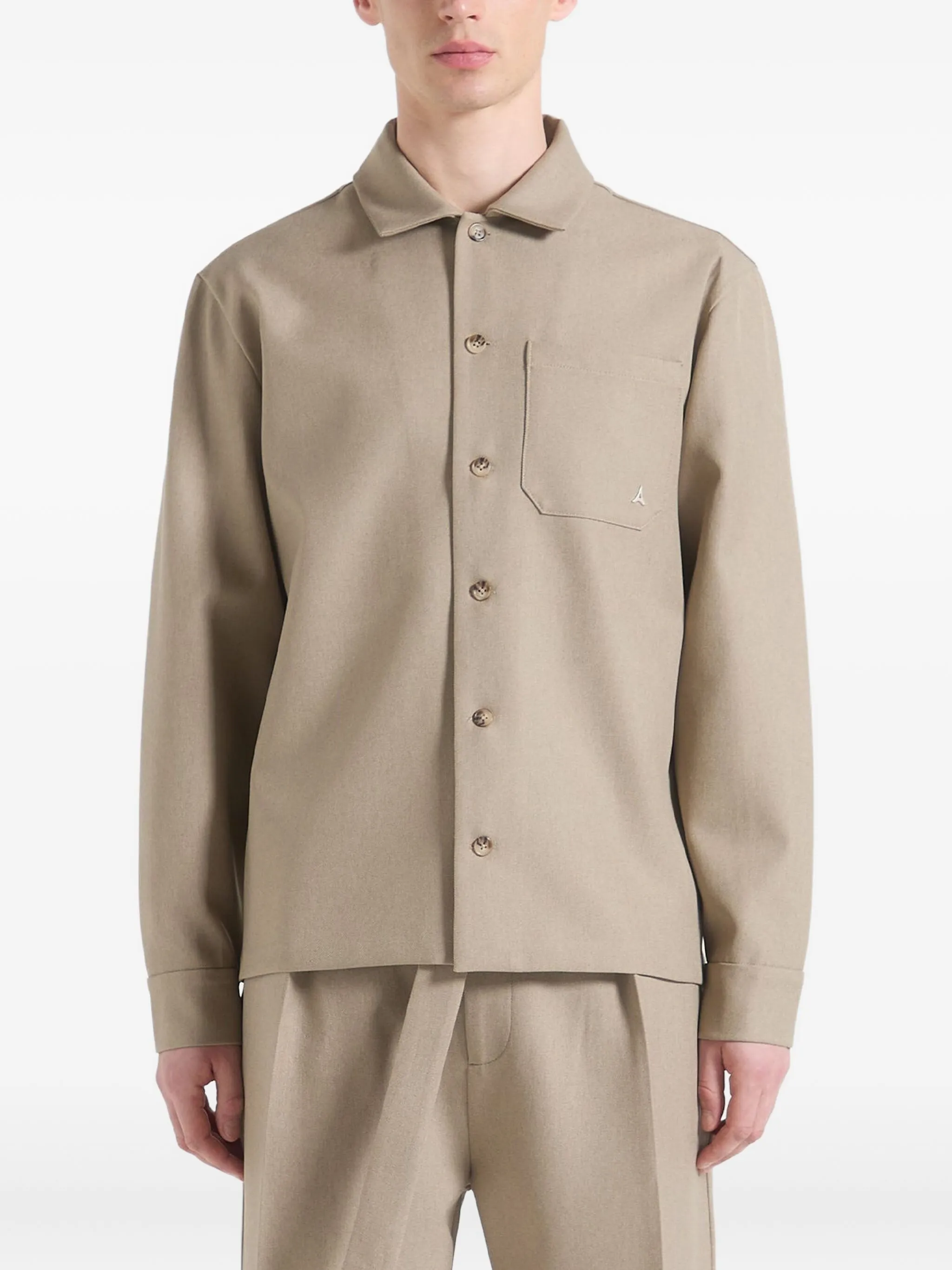 

Рубашка Valentin строгого кроя Manière De Voir, бежевый