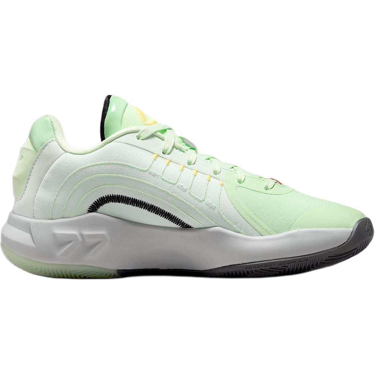Детские баскетбольные кроссовки Luka 4 Unisex Jordan, светло-зеленый/черный/зеленый/металлик серебристый — фото 3