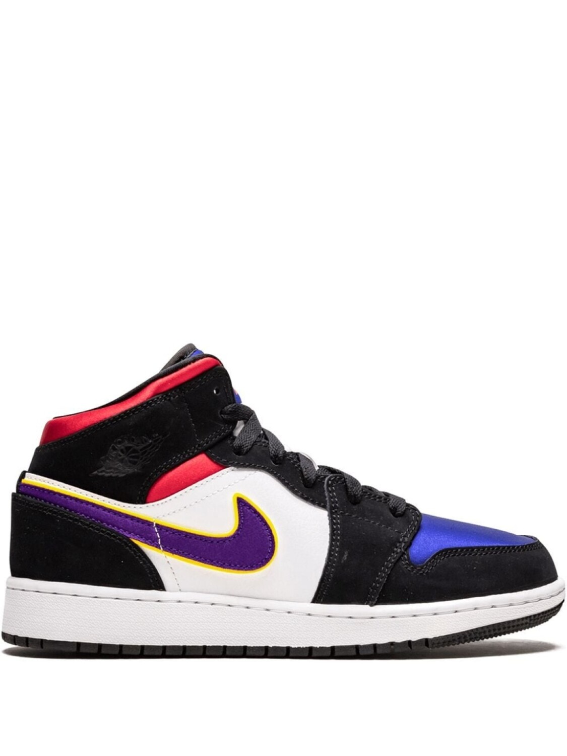 

Кроссовки Air Jordan 1 Mid Jordan Kids, черный