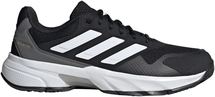 Кроссовки теннисные мужские adidas, цвет Black/White/Grey — фото 2