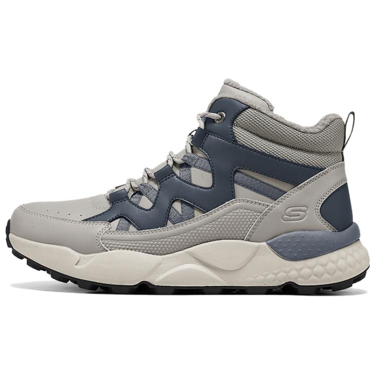 

Skechers Мужские повседневные кроссовки BENDINO Breathable Support Thermal Rebound High Top, серо-синие