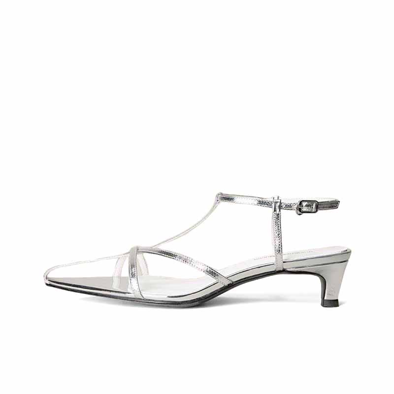SHOEMAKER QUEEN Женские сандалии на одной застежке черные, цвет Black — фото 3