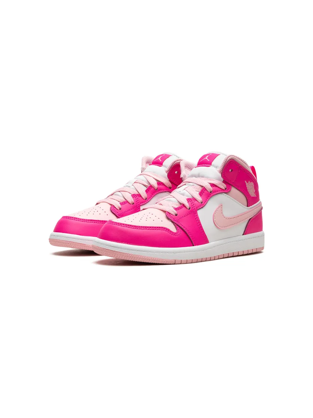 Кроссовки Air Jordan 1 Low Fierce Pink Jordan Kids, розовый — фото 4
