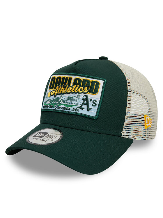 

Бейсболка Mlb Patch Trucker Oakland Athletics 60595258 New Era, зеленый