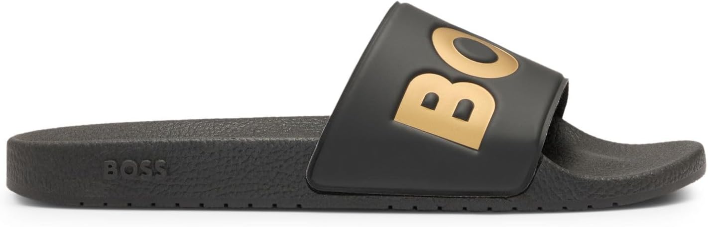 

BOSS Aryeh Slid Мужские пляжные сандалии для бассейна, black7, 6.5 Men