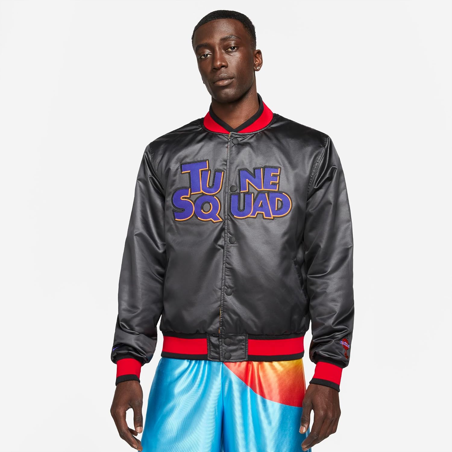 Мужская университетская куртка Nike x Space Jam LeBron Tune Squad, Black — фото 2