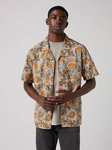 

Рубашка «Закатный лагерь» Levi's, цвет Elian Floral White Pepper - Brown