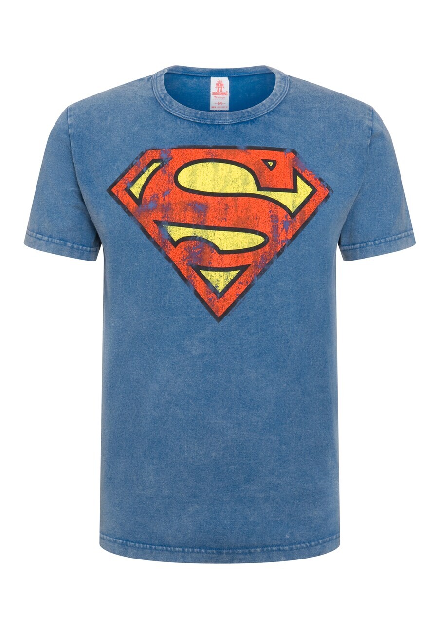 

Футболка LOGOSHIRT Shirt DC Comics – Superman, светло-синий