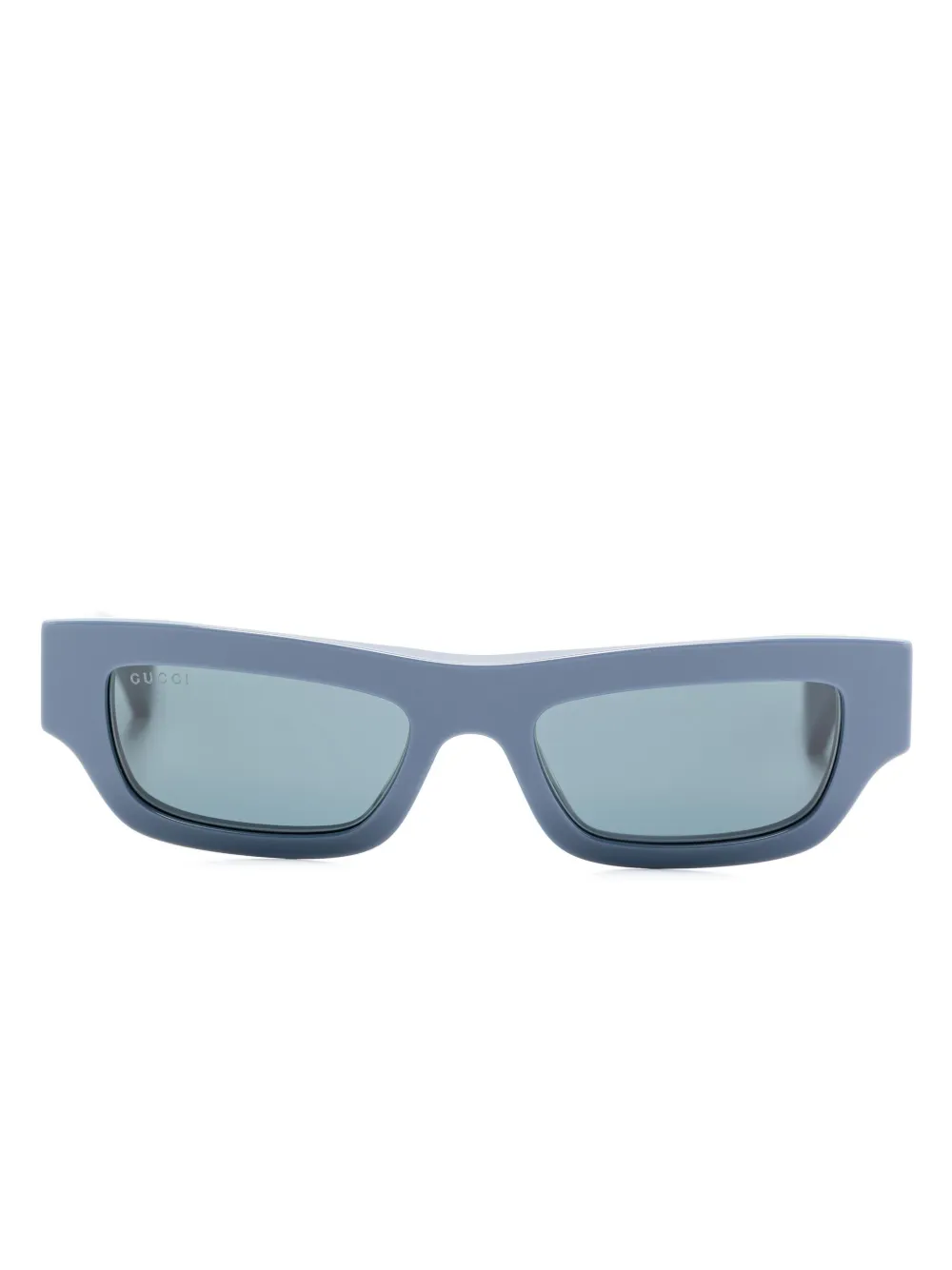 

Солнцезащитные очки в прямоугольной оправе Gucci Eyewear, синий