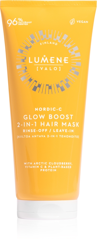 

Маска для волос Nordic-C [valo] Glow Boost, придающая блеск и сияние Lumene, 200 мл