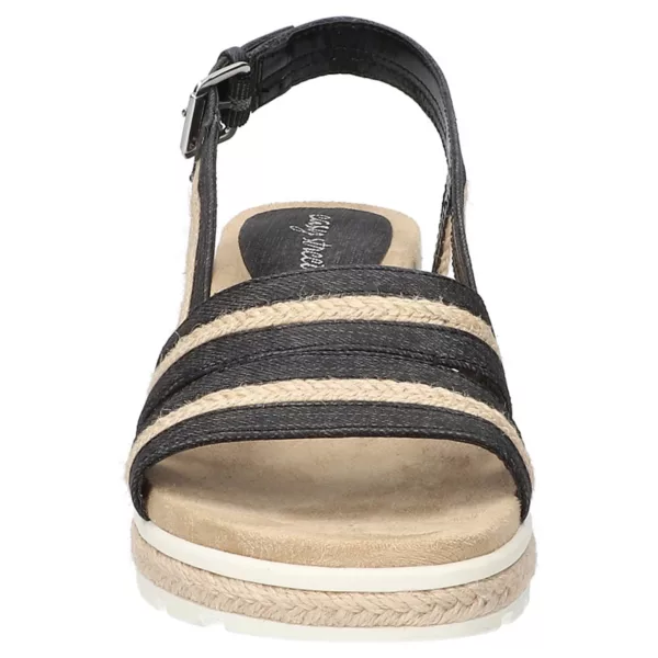 Женские босоножки Mel на танкетке с ремешком на пятке Easy Street, цвет light brown — фото 3