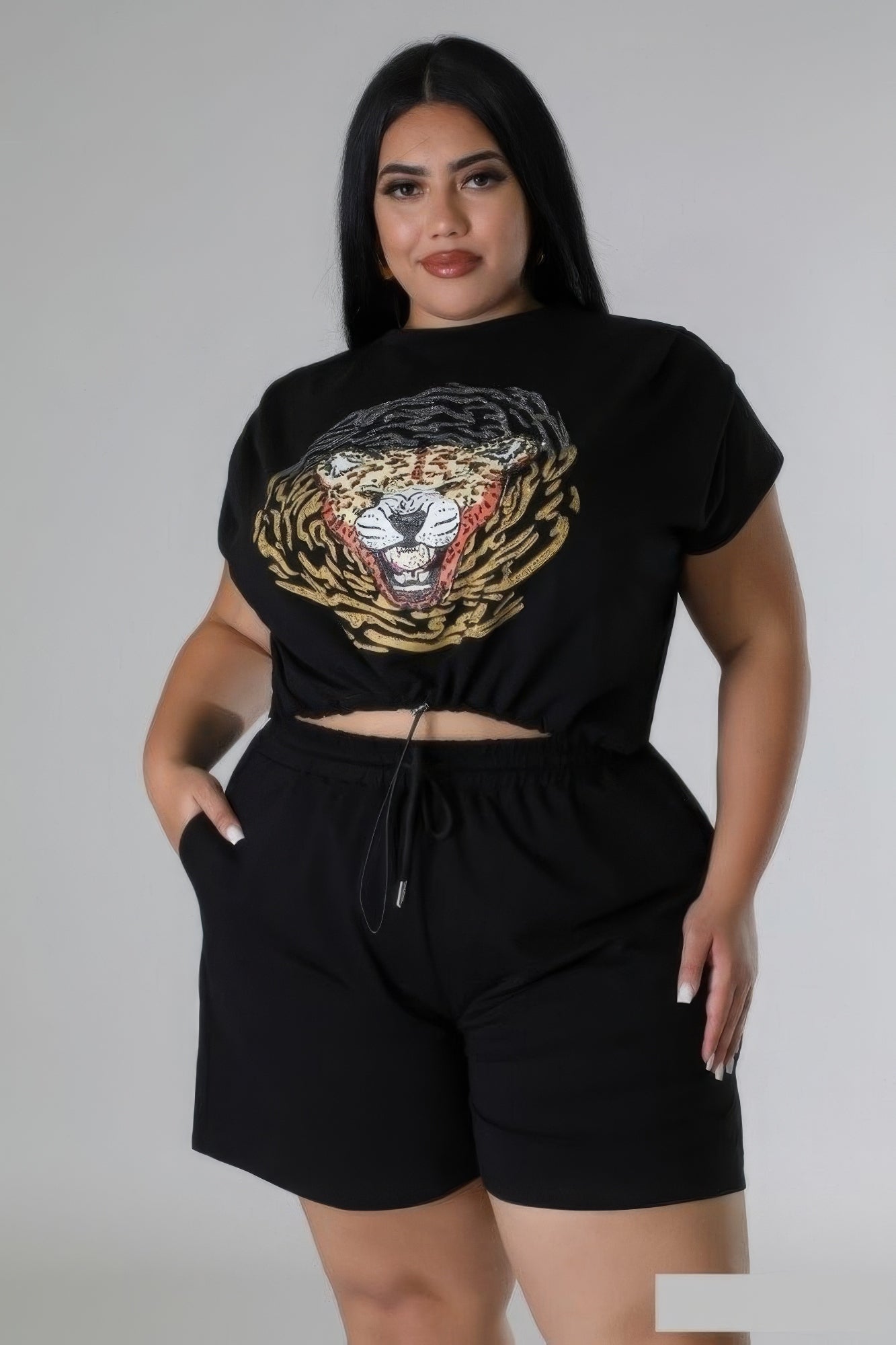 

Комплект из коротких стрейч-юбок FASHNZFAB, черный