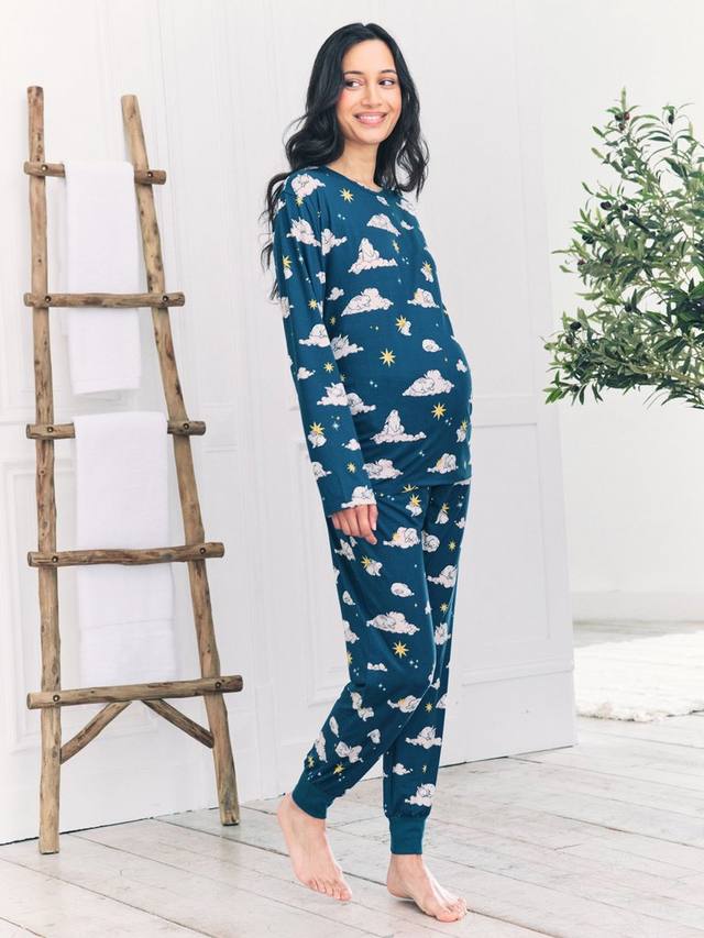 

Celestial Bunny пижамный комплект для беременных Chelsea Peers, Teal/Multi