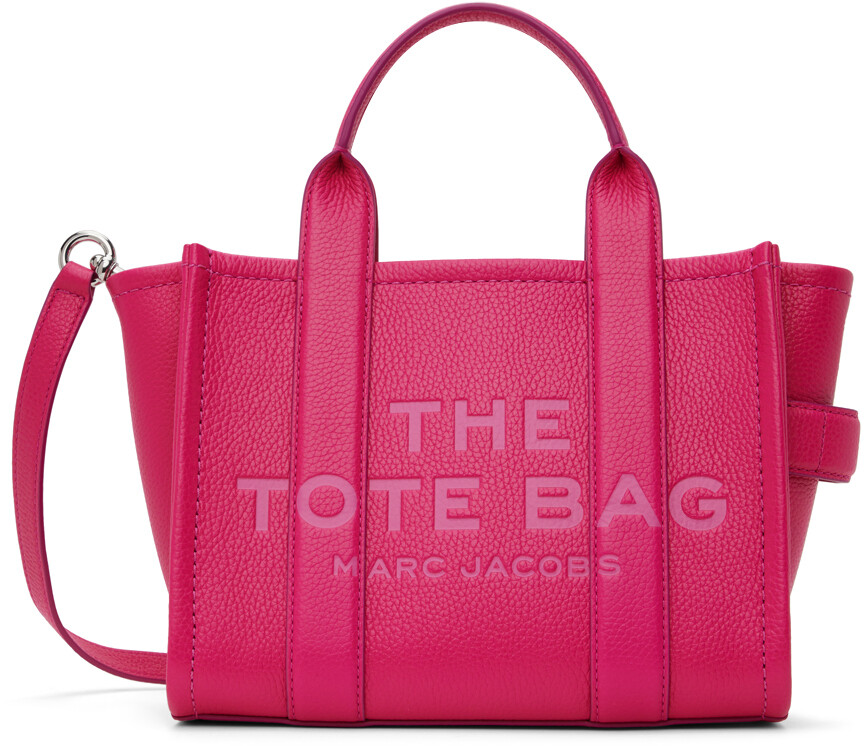 

Розовая сумка-тоут «The Leather Small» Marc Jacobs, Hot pink