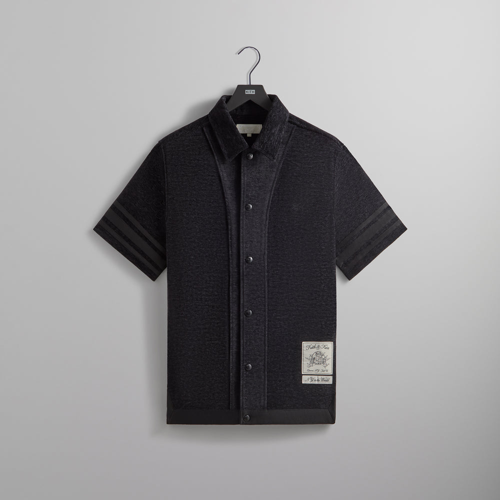 

Рубашка Kith Chenille Woodpoint Shirt, черный