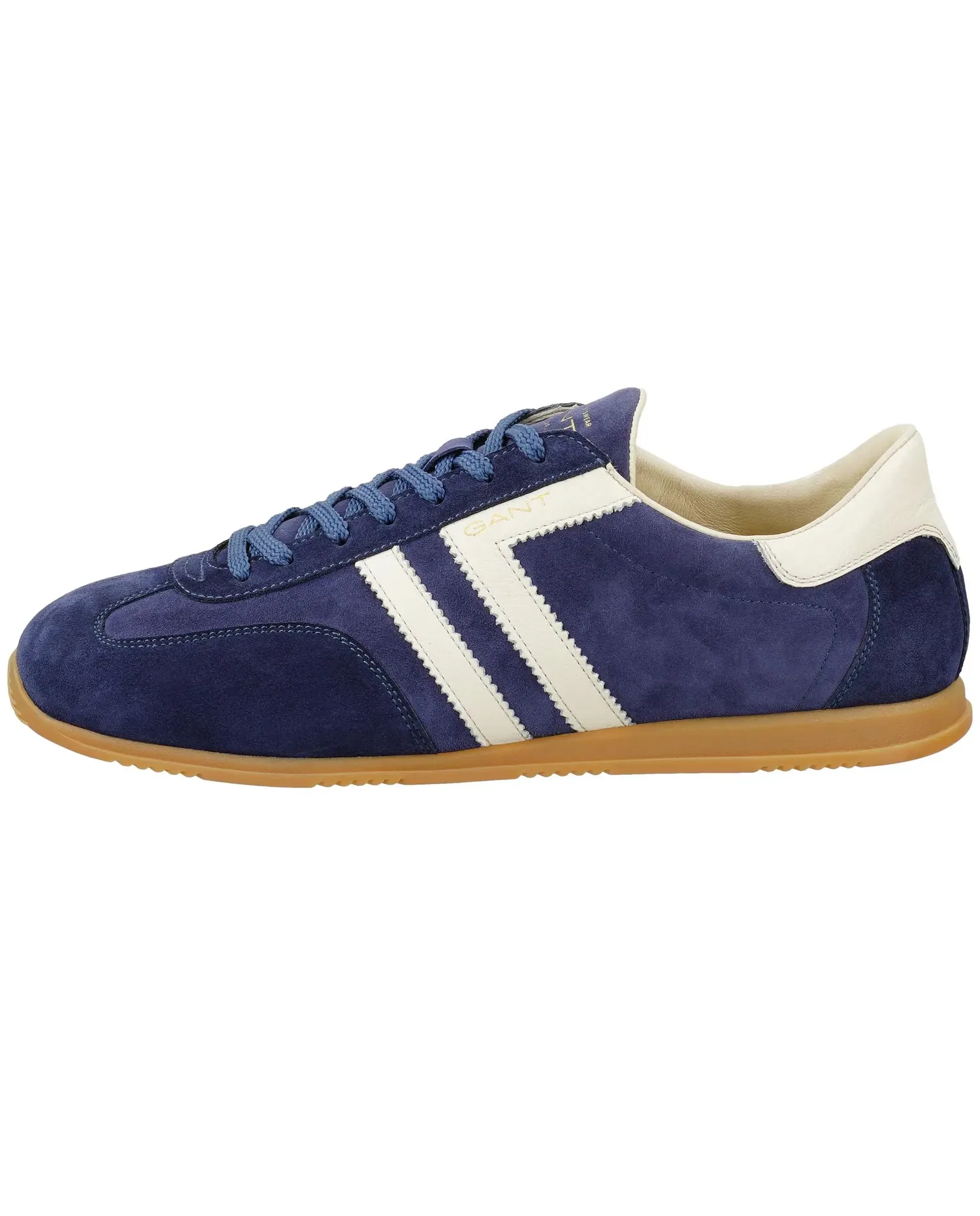 Мужские спортивные кожаные кроссовки на шнуровке Gant, Azul Anticuario