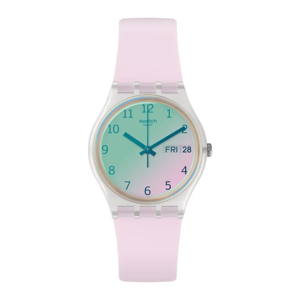 

Часы Ultrarose с белым силиконовым ремешком Swatch, белый