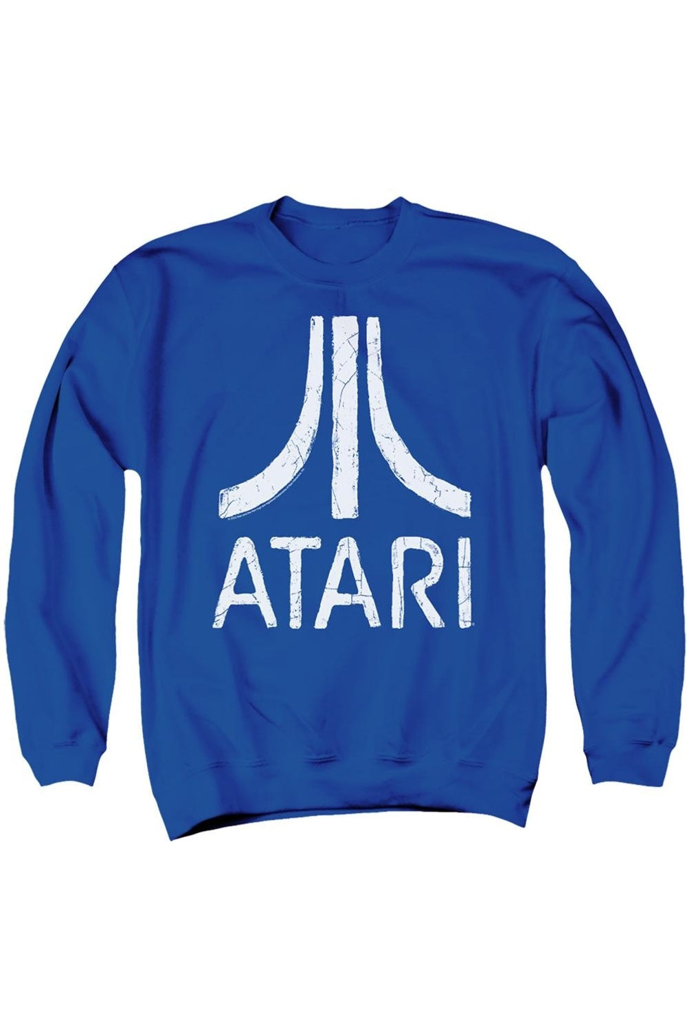 

Толстовка Atari Rough Logo для взрослых с круглым вырезом Gildan, синий