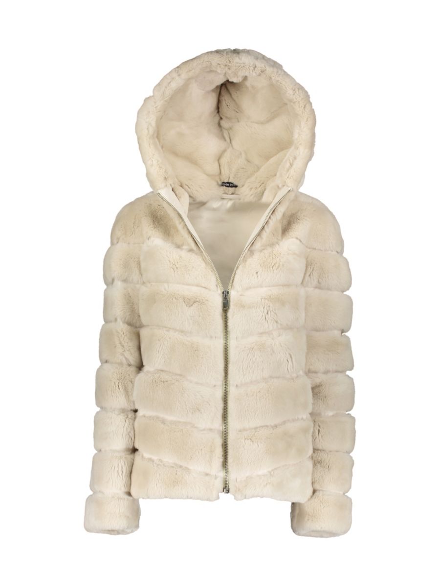 

Двусторонняя куртка из овчины с капюшоном Made For Generations WOLFIE FURS, кремовый, Бежевый, Двусторонняя куртка из овчины с капюшоном Made For Generations WOLFIE FURS, кремовый