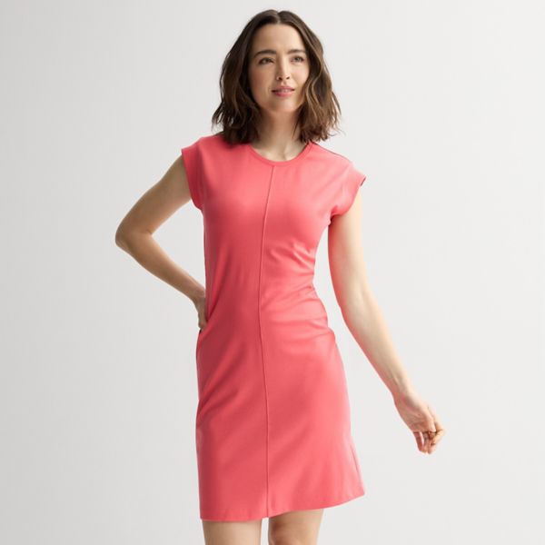 

Женское мини-платье с рюшами Nine West, цвет coral treasure