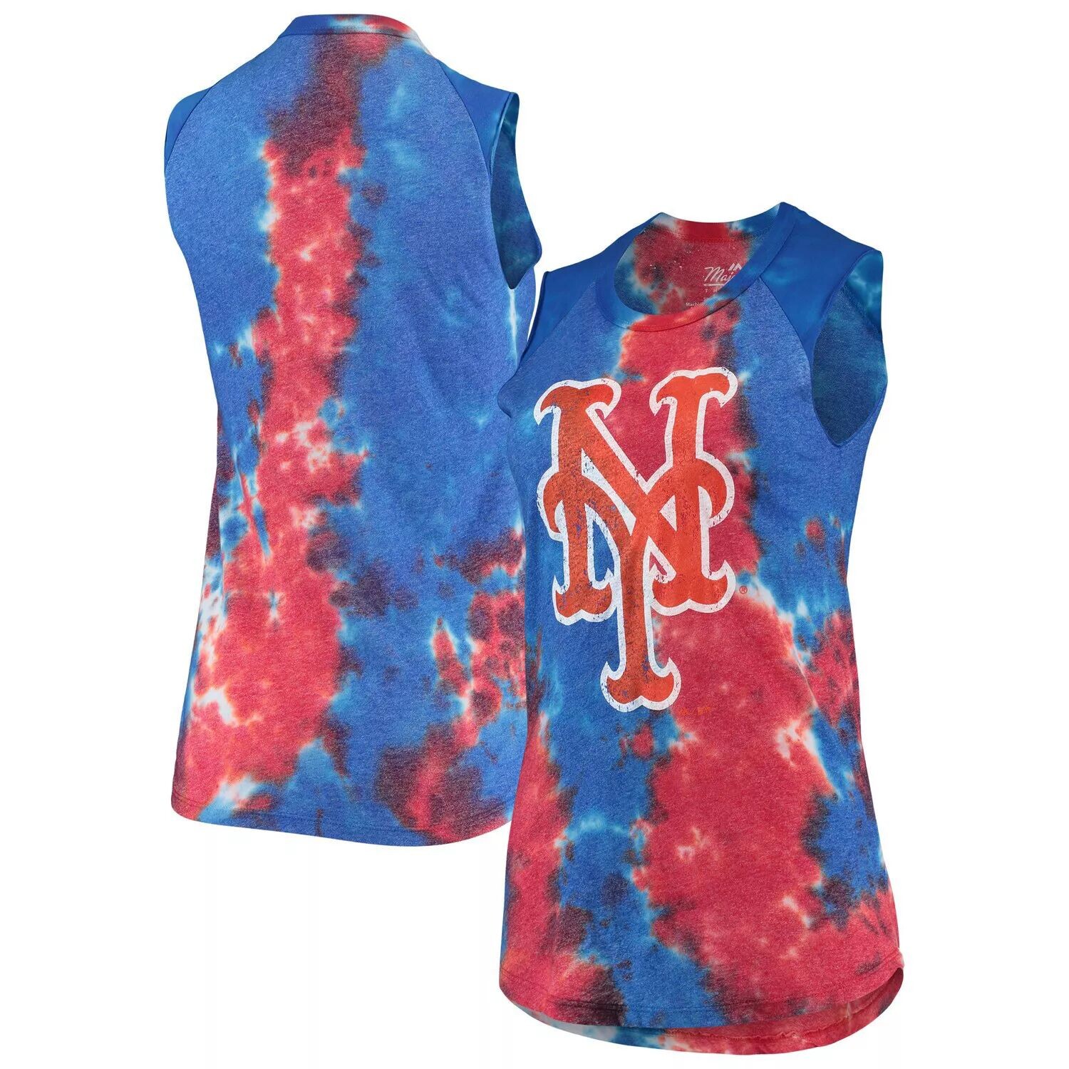 

Женская майка Majestic Threads красного/синего цвета New York Mets Tie-Dye Tri-Blend Muscle Tank Majestic, Красный, Женская майка Majestic Threads красного/синего цвета New York Mets Tie-Dye Tri-Blend Muscle Tank Majestic