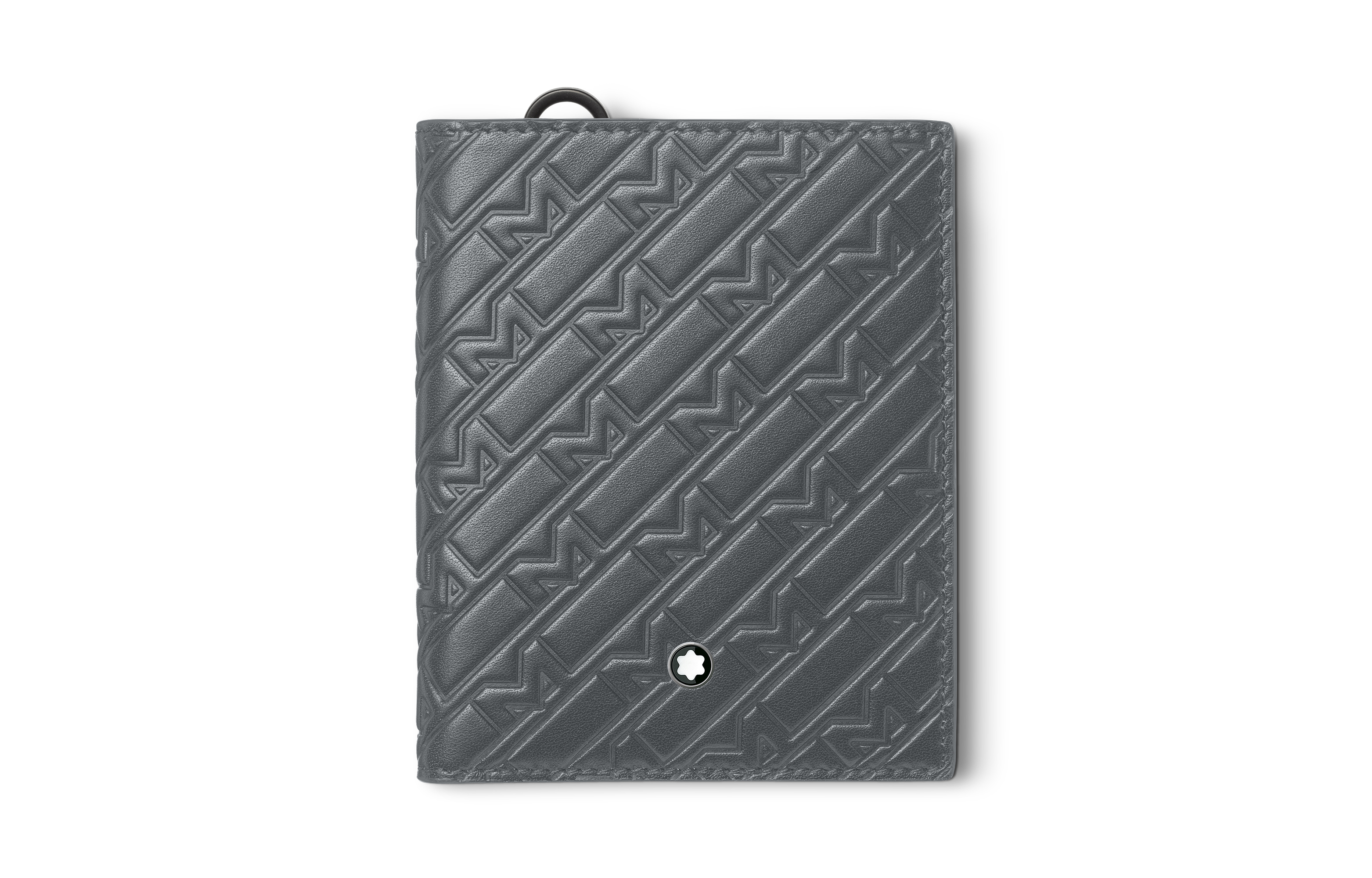 

M_Gram 4810 Кожаный бумажник Классический мужской Элегантный серый MONTBLANC