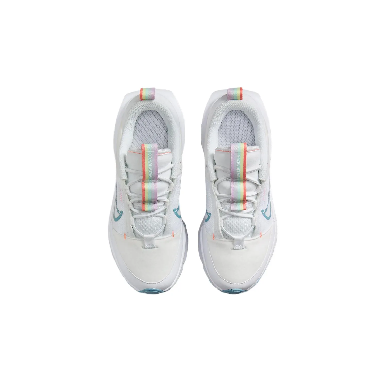 Nike Кроссовки Air Max INTRLK для детей White/Deep Red/Light Blue Gray/Vintage Blue — фото 4