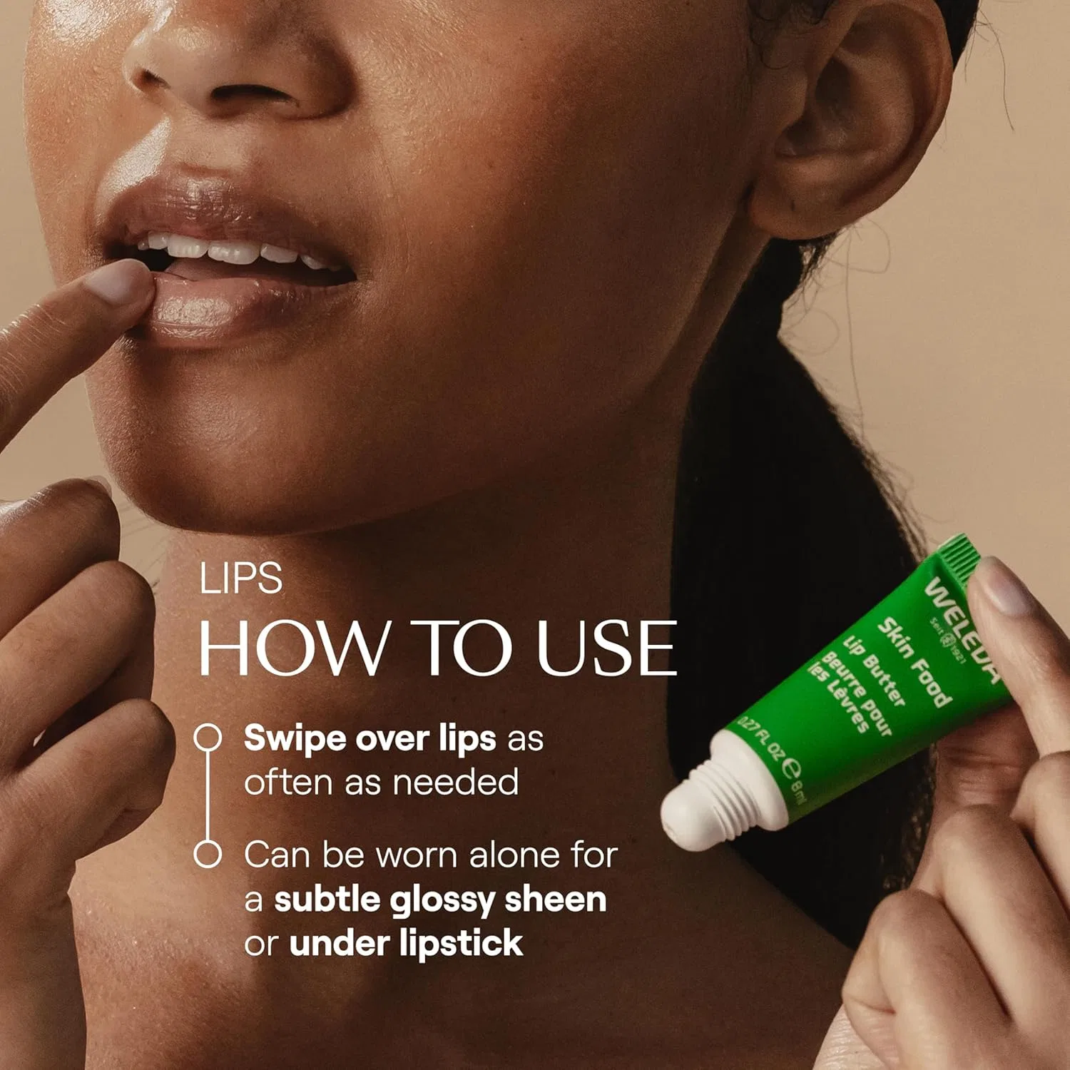 Бальзам для губ «Skin Food Lip Butter» от WELEDA Organic Weleda, Transparent — фото 4