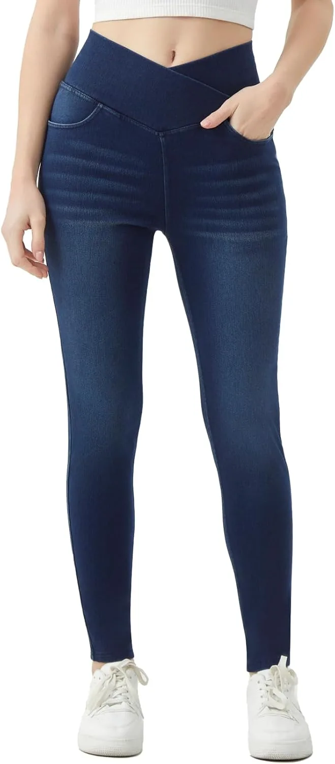 

Женские джинсы-леггинсы с высокой талией и эффектом контроля живота KYAL KNOW YOU ARE LOVED