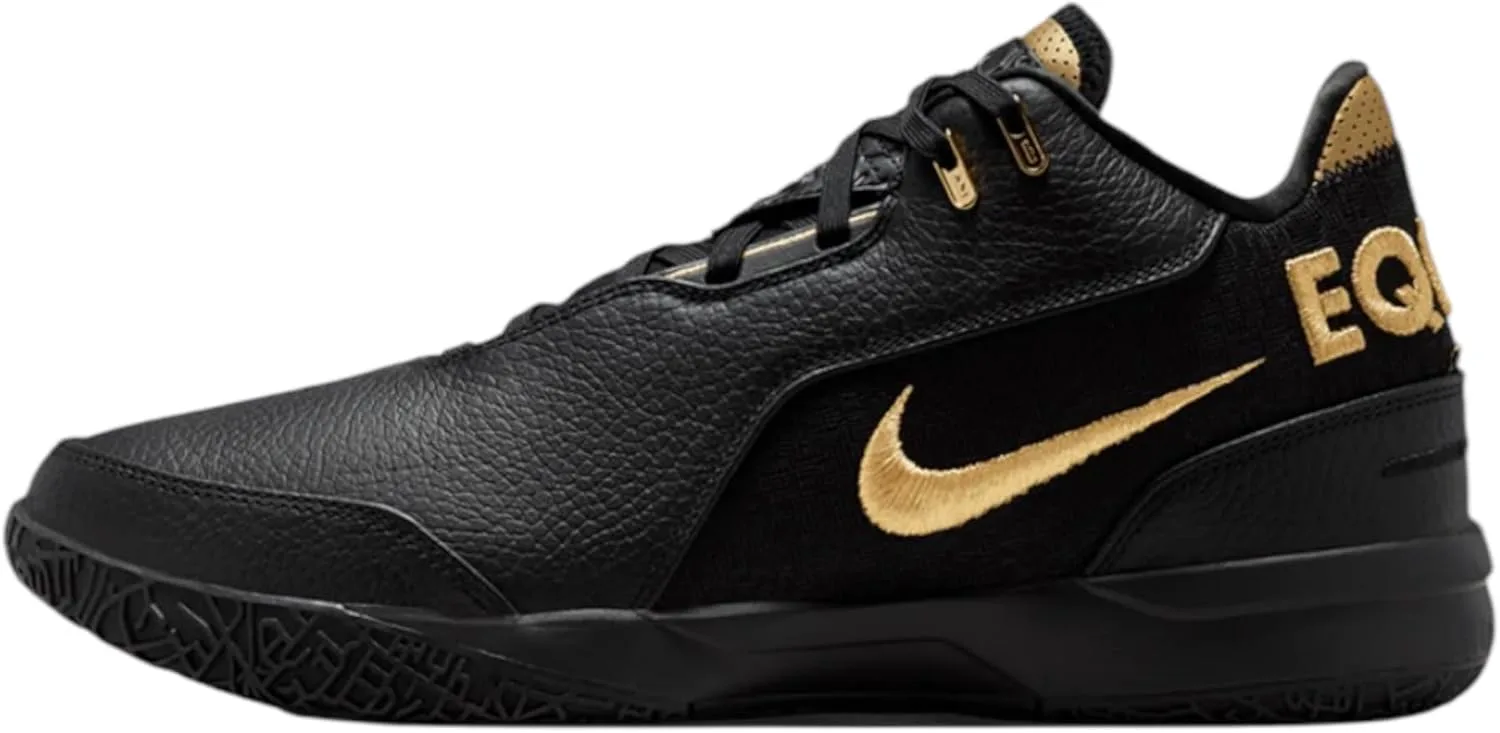 Мужские баскетбольные кроссовки Nike Lebron NXXT Gen AMPD, белый/черный/золотой — фото 2