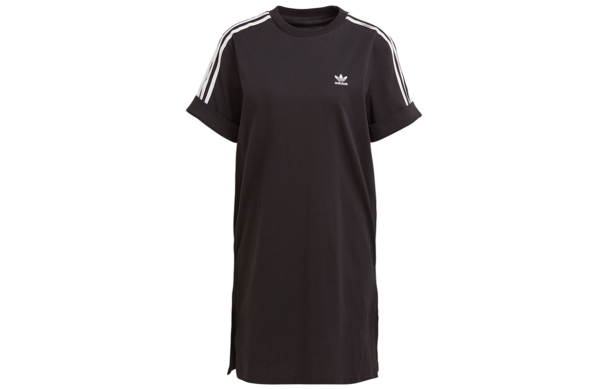 

Adidas Originals Женские шорты-платье с рукавами, цвет Black