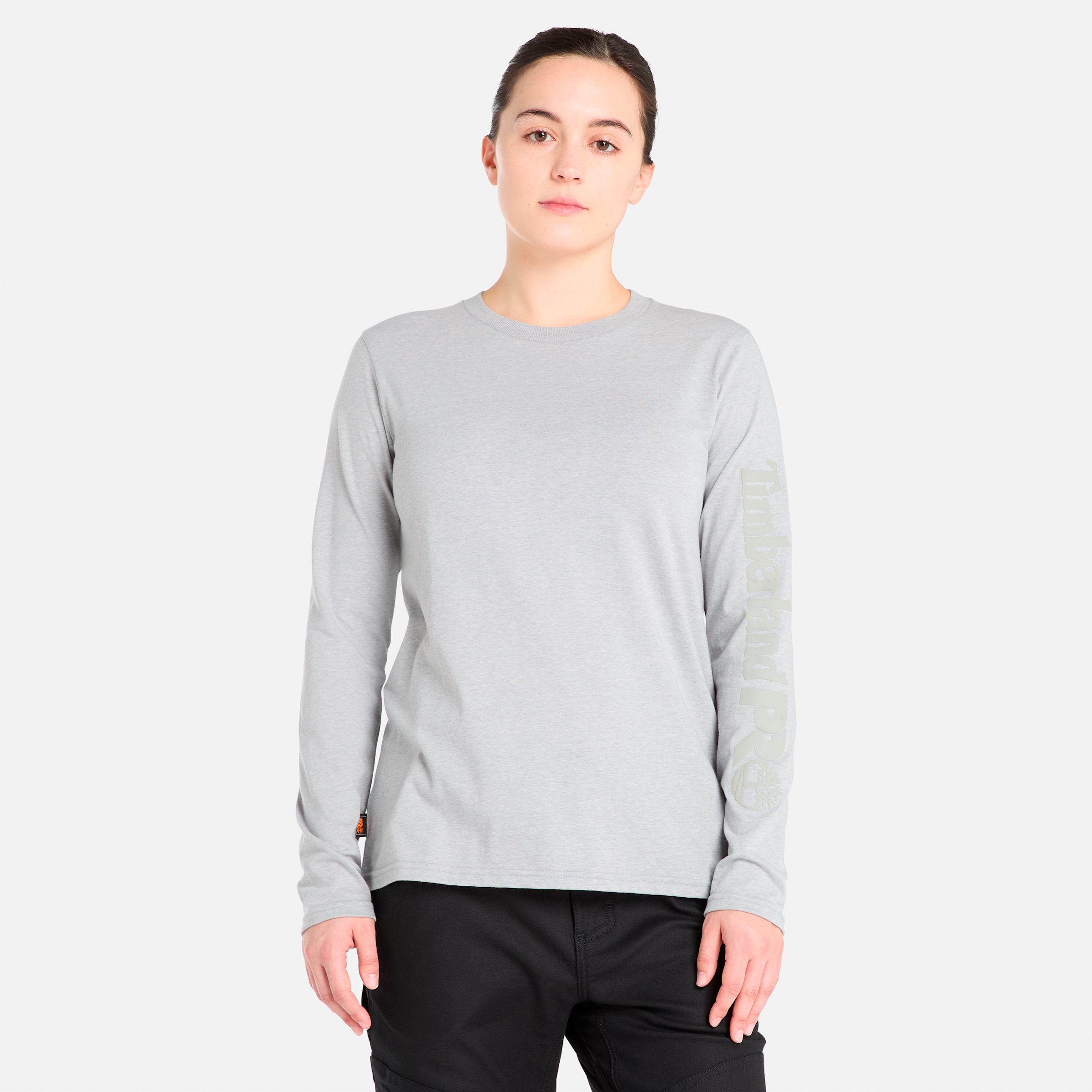 

Женская футболка Timberland PRO Core с длинным рукавом, цвет grey heather