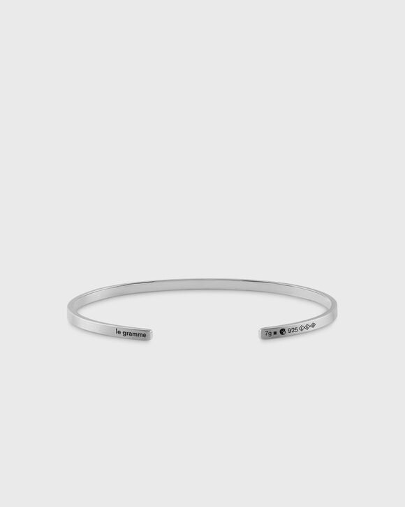 

Браслет Le Gramme 7G-Brushed-Sterling Silver-Ribbon-Bracelet, серебряный