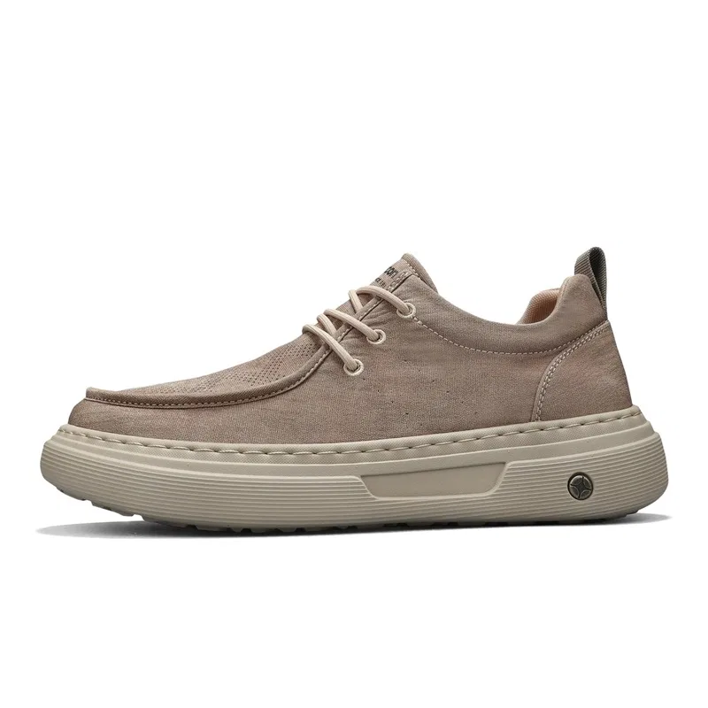Кроссовки скейтбординговые повышенные легкие YEARCON Khaki