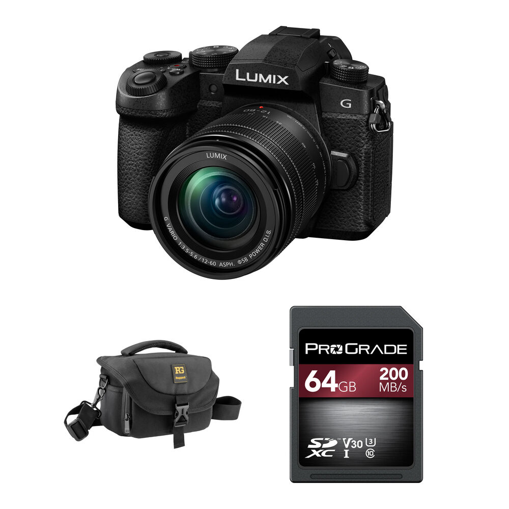 

Беззеркальная камера Panasonic Lumix G95 Hybrid Mirrorless Camera with 12-60mm Lens