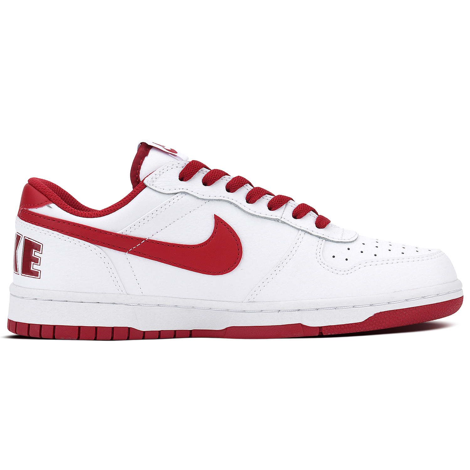Nike Big Low Lu Low top Skateboard Shoes мужские красные белые — фото 3