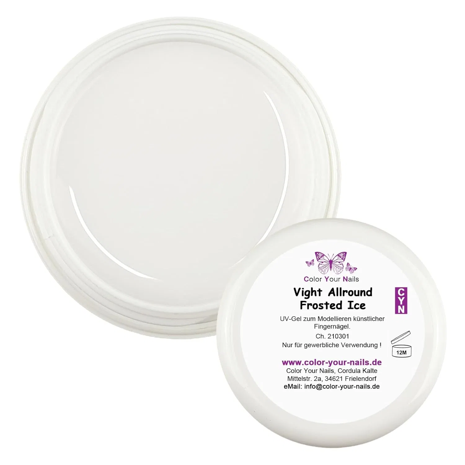 УФ-гель Vight Allround Frosted Ice Baby Boomer French Gel Color Your Nails