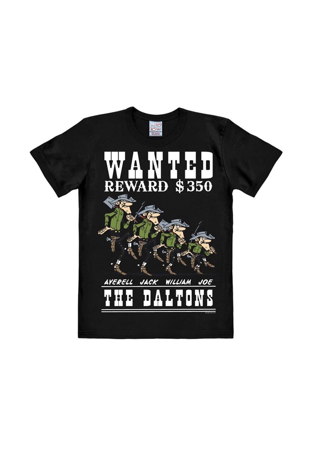 

Футболка Easyfit Lucky Luke - Далтонс LOGOSHIRT, черный