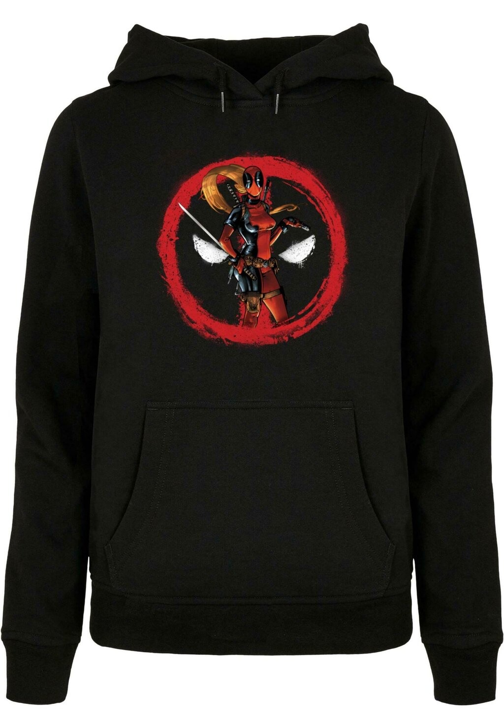 

Толстовка с капюшоном LADIES DEADPOOL LADY DISTRESSED ABSOLUTE CULT, черный
