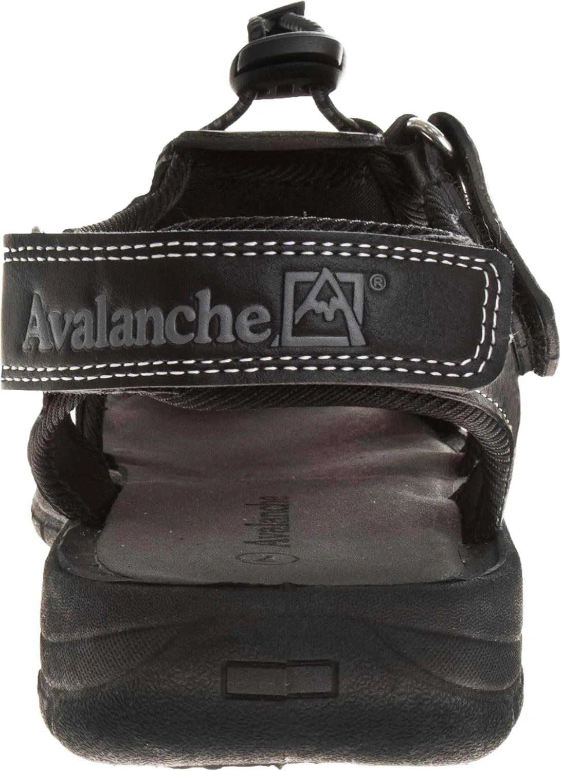 Мужские уличные сандалии Avalanche с рыбачьим дизайном и застежкой на липучке для походов, прогулок и пляжа, сандалии для взрослых, черный/бежевый — фото 3