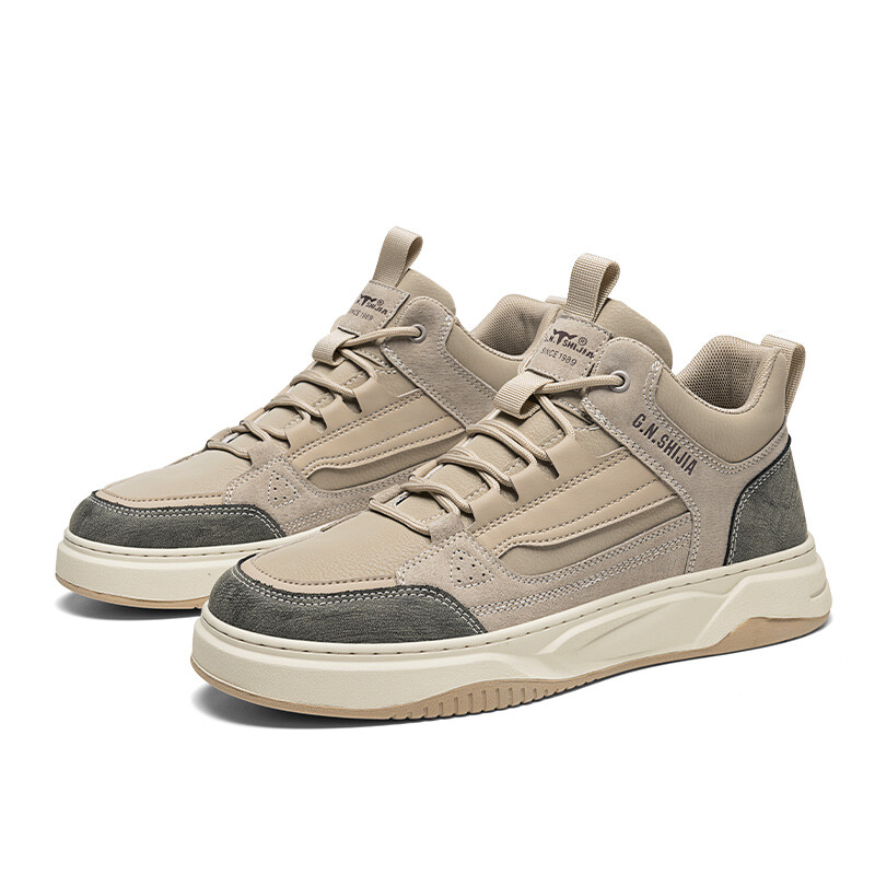 Кроссовки G.N.SHIJIA Skateboarding Shoes Men Low-top, цвет Sand — фото 4